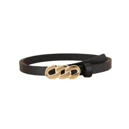 Женский ремень черный с золотистой пряжкой цепочка Женский ремень черный с золотистой пряжкой цепочка