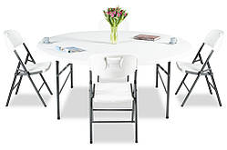 Комплект меблів для кейтерингів 180 cm 4+1 Garden Point 63032