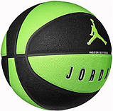 Баскетбольний м'яч Nike JORDAN ULTIMATE 2.0 8P DEFLATED блакитний, білий,бузковий Уні (розмір 7), фото 2