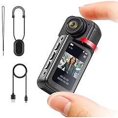 Екшн-камера Sherway S70 2.7K 15FPS H.264 з магнітом і Wi-Fi. Black