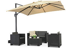 Парасолька Garden Point бежева Siena 3x3м 60314