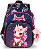 Шкільний рюкзак для дівчинки в 1-4 клас ортопедичний рожевий малюнок Поні Єдиноріжка SkyName 1717, фото 10