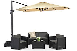 Парасолька Garden Point бежева Pisa 3,5 м 60376