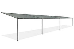 Антрацитовий терасовий навіс Genoa 3 x 12м Garden Point 63801
