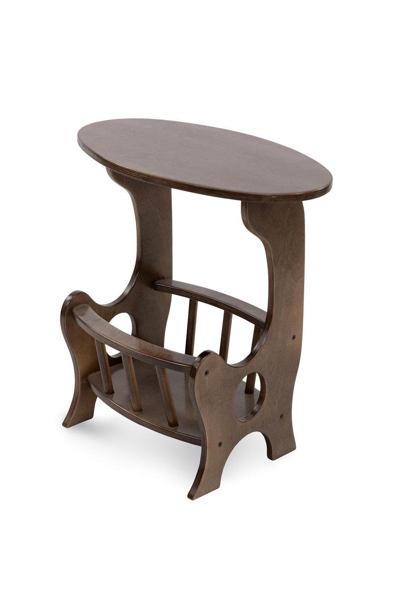 Столик газетниця, світлий горіх, фото 1