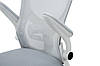 Стілець офісний Тонус, світло-сірий/білий, фото 5