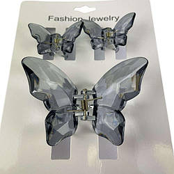Набір заколок для волосся Hair Clip Set Crystal Grey 1*8cm/2*4cm