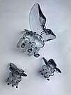 Набір заколок для волосся Hair Clip Set Crystal Grey 1*8cm/2*4cm, фото 2
