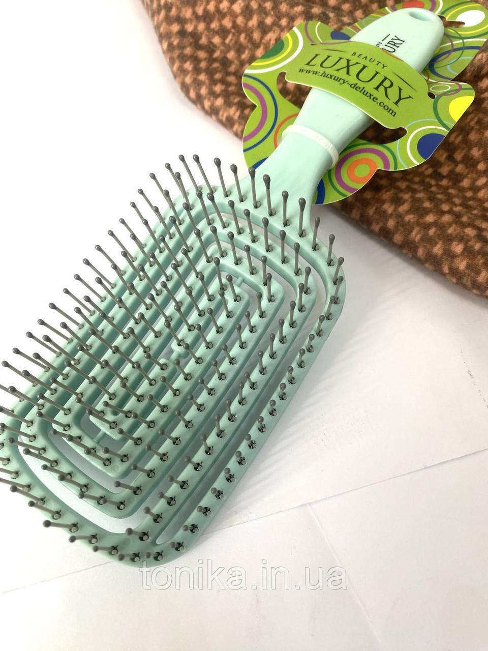 Расческа - щетка  продувная широкая 23 см/ гребінець - щітка, фото 1