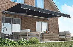Сірий тент для тераси 395 x 300 см Garden Point 62612