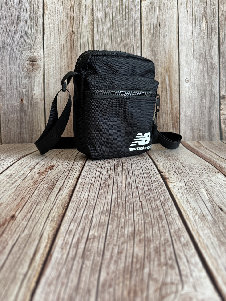 Новинка! Маленька сумка на плече нью баланс New Balance дитяча чорна, фото 1