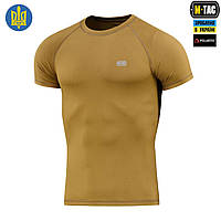 M-Tac футболка койот Ultra Light Polartec Coyote, Тактична футболка койот, Військова потовідвідна футболка койот
