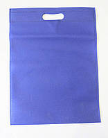 Сумка, екошопер (синя, 30*40см)
