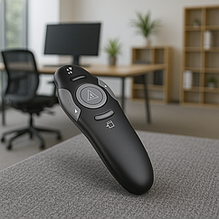 Бездротовий пульт для презентацій R2 USB, лазерна указка, клікер до 10 м, Plug&Play, Windows, LUGI