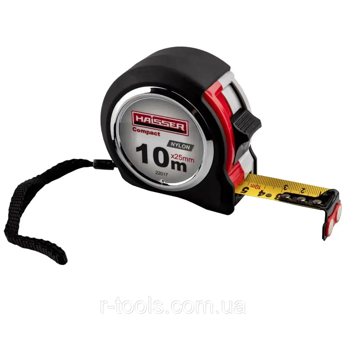 Рулетка 10 м х 25 мм Haisser 22017