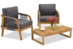Садові меблі з акації Mumbai Terrace Garden Point 63951