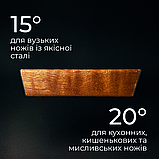 Точила для ножів, ручна точилка для ножів, керамічна точилка для ножів Hechpro (SHRP), фото 5