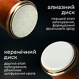 Точила для ножів, ручна точилка для ножів, керамічна точилка для ножів Hechpro (SHRP), фото 6