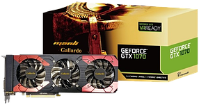 Відеокарта GeForce GTX 1070 8GB Manli Gallardo (M-NGTX1070G/5RGHDPPP-F378G) Б/В
