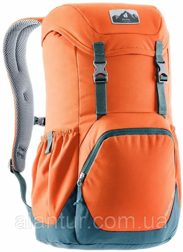 Рюкзак DEUTER Walker 20 л, міський, оранжевий, з вентиляцією та органайзером