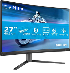 Монітор 27" Philips 27M2C5200W 280Hz Curved Black/Gray (27M2C5200W/00)