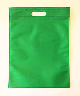 Сумка, екошопер (зелена, 30*40см)