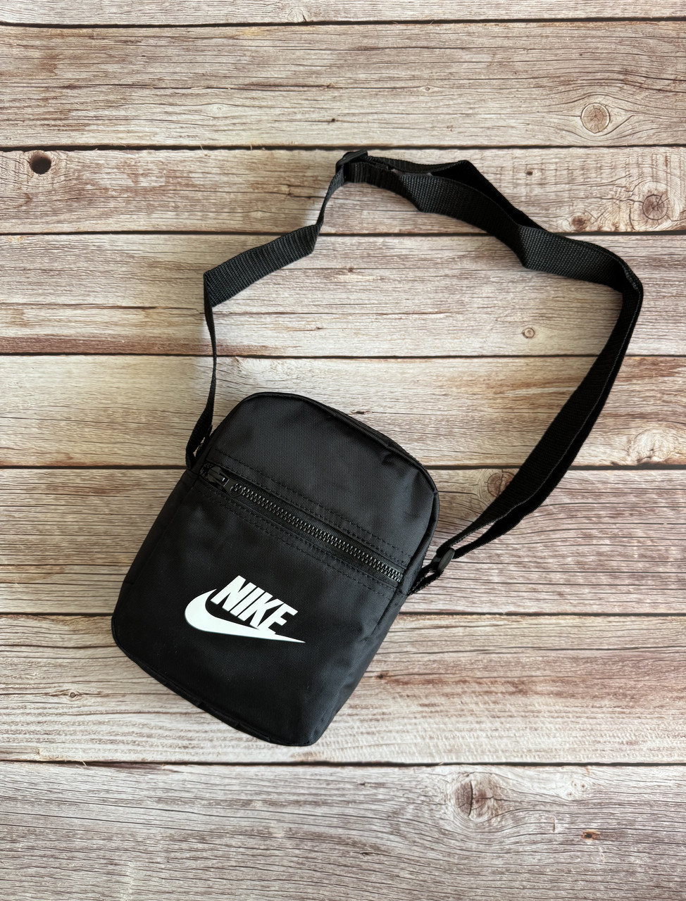 Барсетка на плече найк Nike сумка спортивна чорна