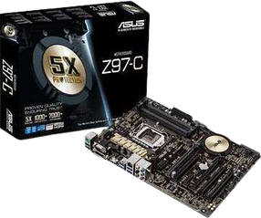 Материнська плата Asus Z97-C LGA 1150 (Z97-C) Б/В
