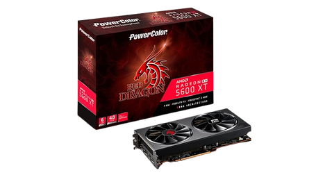 Відеокарта AMD Radeon RX 5600 XT 6GB PowerColor Red Dragon (AXRX 5600XT 6GBD6-3DHR/OC) Б/В, фото 1
