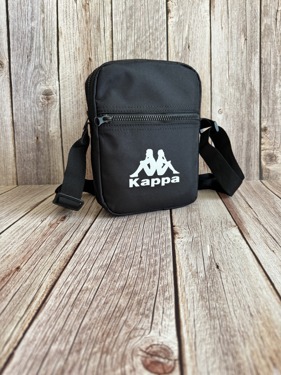Чоловіча барсетка через плече капа Kappa чорна