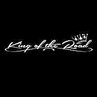 Наклейка на лобове аба задне скло King of the road 90 х 19 см, фото 6