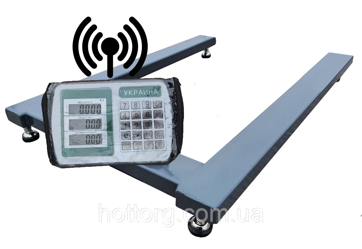 Палетнi ваги серія «Стандарт» 1000 кг Wi-Fi (800x1200 мм)