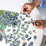 Середній Дерев'яний Пазл Woods Story Іриси (Вінсент Ван Гог) L, фото 5