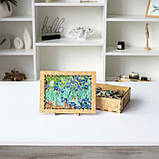 Середній Дерев'яний Пазл Woods Story Іриси (Вінсент Ван Гог) L, фото 8