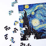 Дерев'яний пазл-лабіринт Woods Story Зоряна Ніч (Вінсент Ван Гог) L, фото 4
