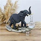 Набір для горілки Штоф Слон 44см, фото 3