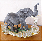 Набір для горілки Штоф Слон 44см, фото 6