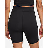 Шорти-велотреки жіночі спортивні Nike W NSW CLSC HR 8IN SHORT, фото 4