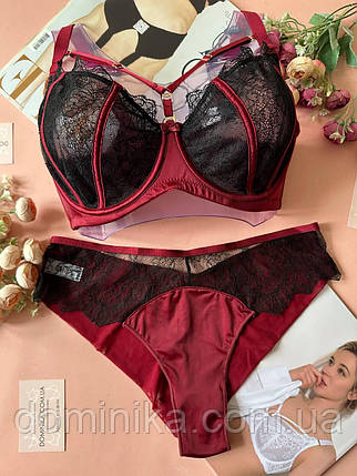 85/90D Жіноча спідня білизна комплект на четвертий розмір грудей, фото 1