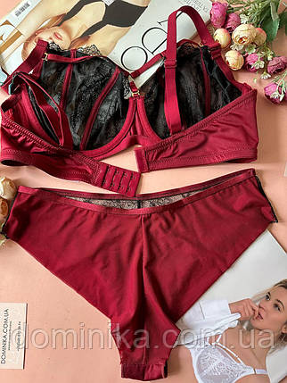 85/90D Жіноча спідня білизна комплект на четвертий розмір грудей, фото 2