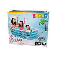 Дитячий надувний басейн Сімейний Intex 1,63m х 1,07m х 46cm