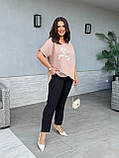 Костюм блуза та штани в кольорах 9294, фото 7
