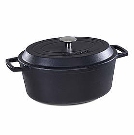 Кастрюля овальна з кришкою GHISA  29 см, 4,25 л 80301702985 BARAZZONI