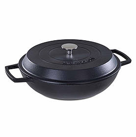 Каструля низька з кришкою Ghisa 30 см, 3,5 л 80300403085 BARAZZONI