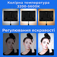 Відеосвітло Yongnuo LED YN600 Air 40W постійне світло для фото, відео зі штативом 2.1 м. Студійне світло., фото 5