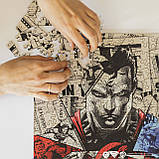 Фігурний дерев'яний пазл Woods Story Супермен Легенда героя XL, фото 8