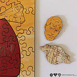 Фігурний дерев'яний пазл Woods Story Супермен Захисник Метрополіса XL, фото 7