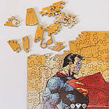 Фігурний дерев'яний пазл Woods Story Супермен Захисник Метрополіса XL, фото 6