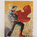 Фігурний дерев'яний пазл Woods Story Супермен Захисник Метрополіса XL, фото 8