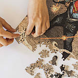 Фігурний дерев'яний пазл Woods Story Супермен В епіцентрі бурі XL, фото 4